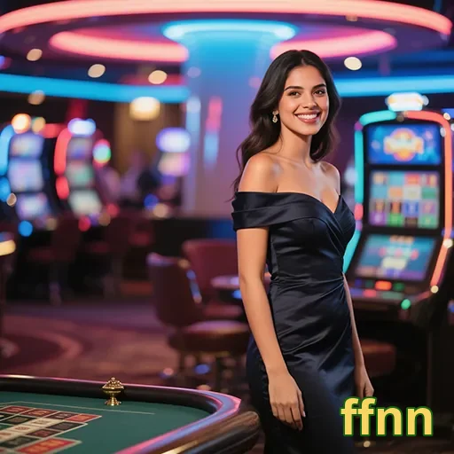 Imagem representativa de jogos de cassino no site ffnn, destacando a experiência de dealer.