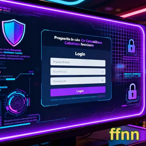 Tela de app mostrando segurança avançada no cassino